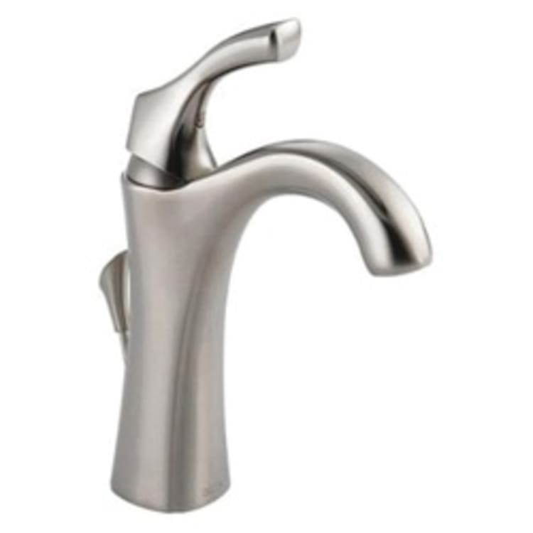 DELTA® 592-SS-DST Addison™ Electronic Lavatory Faucet, Commercial, 1.2 gpm Flow Rate, 5-3/4 in H Spout, Stainless Steel, 1 Handles, Pop-Up Drain, Domestic