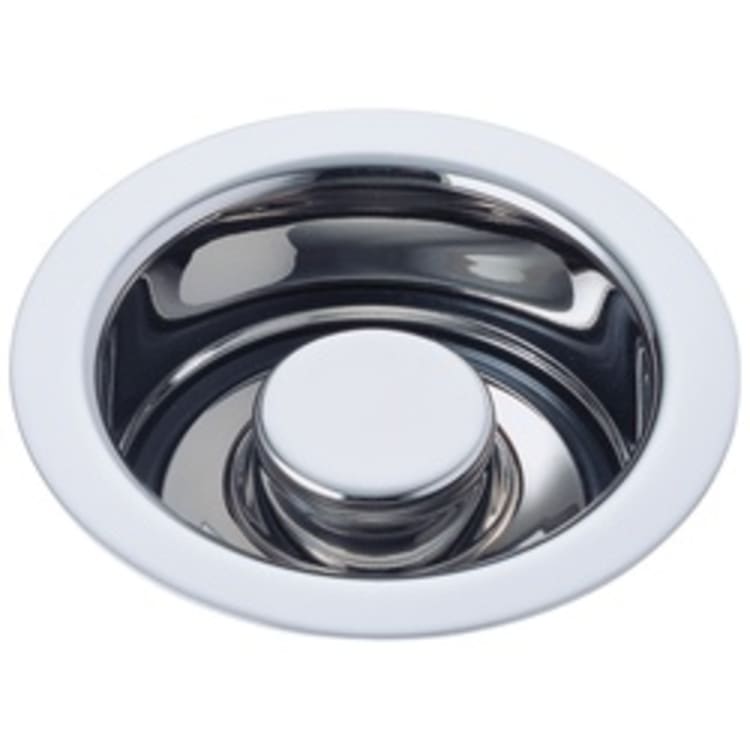 DELTA® 72030 Disposal and Flange Stopper, For Use With Kitchen Sink, Brass, Chrome Plated, Import