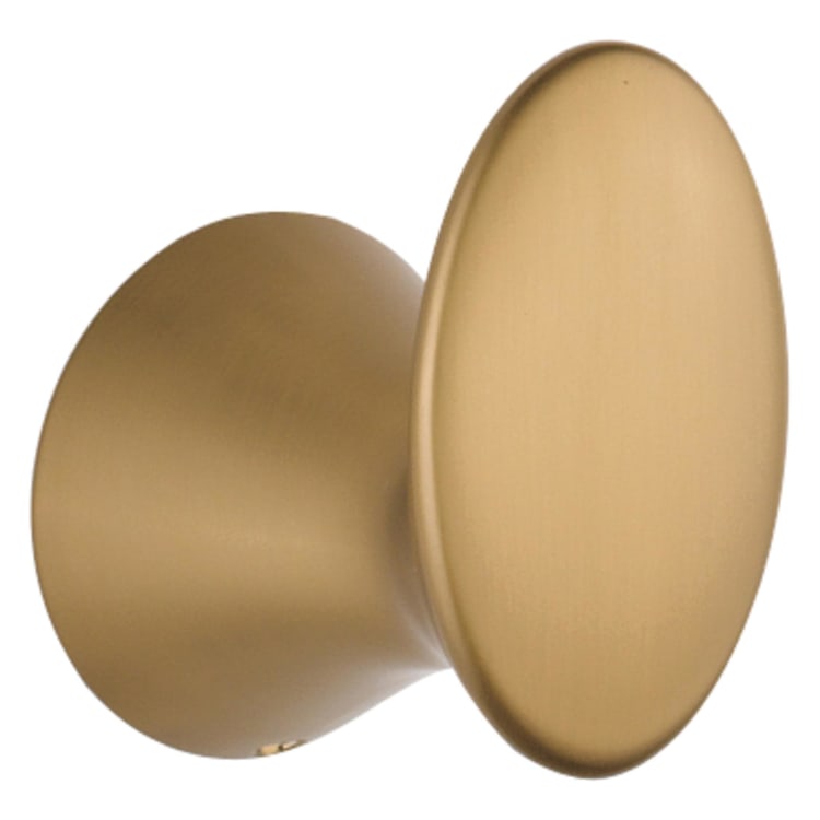 DELTA® 73835-CZ Lahara® Robe Hook, 2 in OAW x 2-3/8 in OAD x 2-7/8 in OAH, Brass, Import