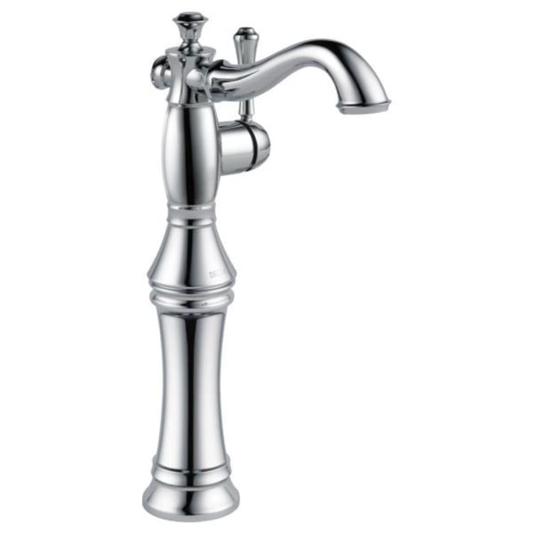 DELTA® 797LF Vessel Lavatory Faucet, Cassidy™, Commercial, 1.2 gpm Flow Rate, 9-31/32 in H Spout, 1 Handles, 1 Faucet Holes, Polished Chrome, Function: Traditional