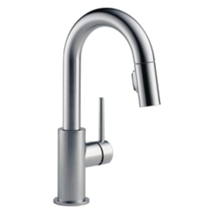 DELTA® 9959-AR-DST Trinsic® Bar/Prep Faucet, 1.8 gpm, Arctic® Stainless Steel, 1 Handles, Domestic