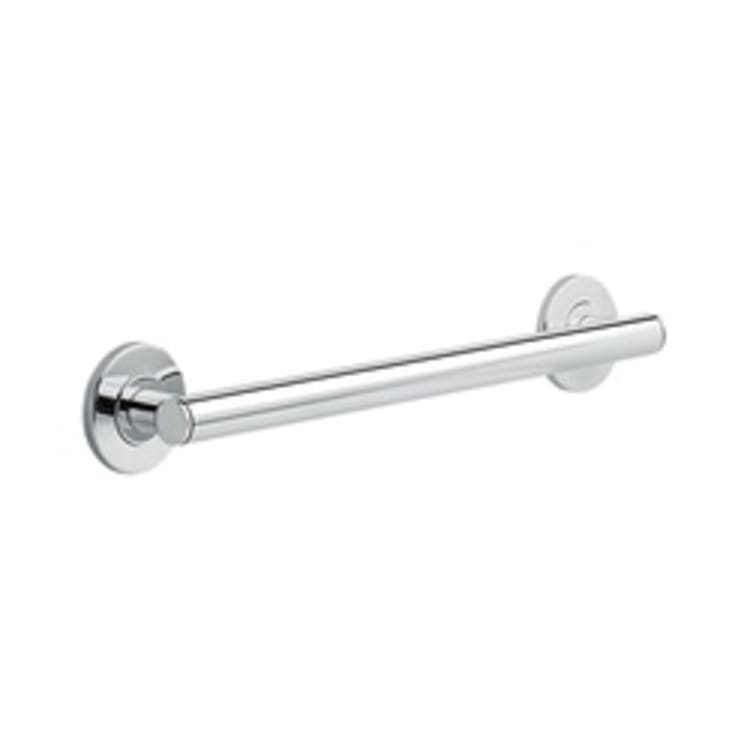 DELTA® 41818 Contemporary Decorative Grab Bar, 18 in L x 2-3/4 in W x 3-1/2 in H, Zinc, Chrome Plated, Import