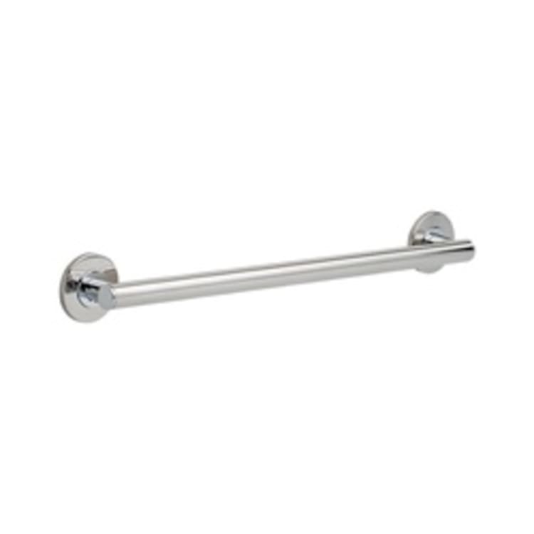 DELTA® 41824 Contemporary Decorative Grab Bar, 24 in L x 2-3/4 in W x 3-1/2 in H, Brass, Chrome Plated, Import