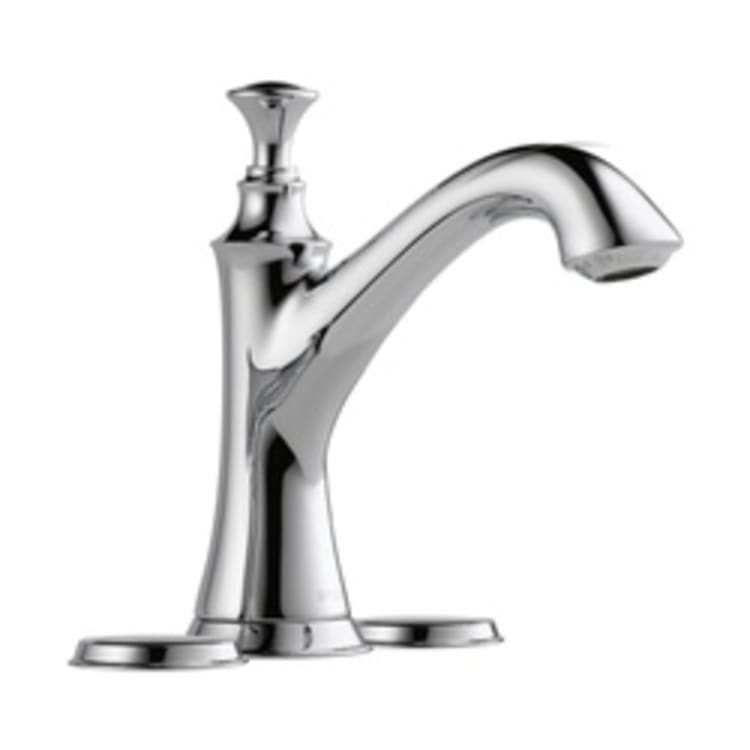 Brizo® 65505LF-PCLHP-ECO Baliza® Mini-Widespread Lavatory Faucet Without Handle, 1.2 gpm, 4-3/16 in H Spout, 4 in Center, Pop-Up Drain, Chrome Plated, Import, Commercial