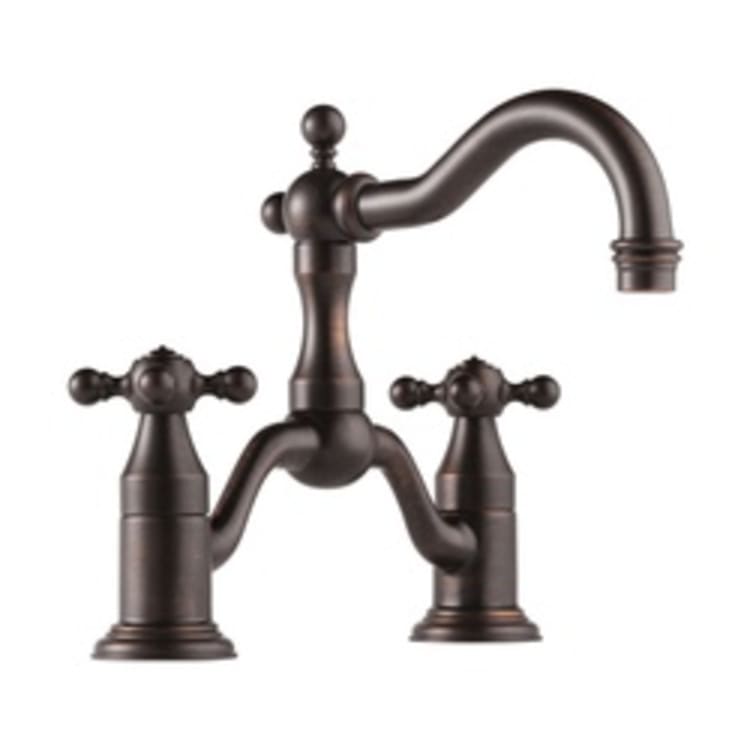 Brizo® 65538LF-RB-ECO Tresa® Widespread Bridge Lavatory Faucet, 1.2 gpm, 5-1/2 in H Spout, 8 in Center, 2 Handles, Pop-Up Drain, Venetian Bronze, Domestic, Commercial