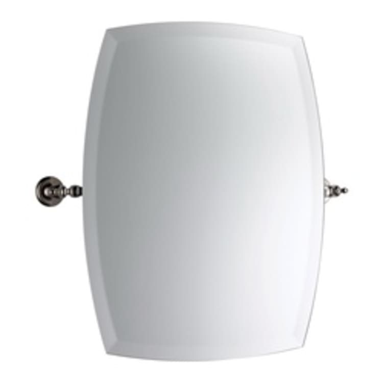 Brizo® 698085-PN Charlotte® Wall Mirror, Rectangle Shape, 20 in W, Polished Nickel, Import