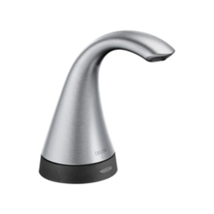 DELTA® 72055T-AR Addison™ Transitional Electronic Soap Dispenser, Arctic™ Stainless Steel, Deck Mount, Domestic