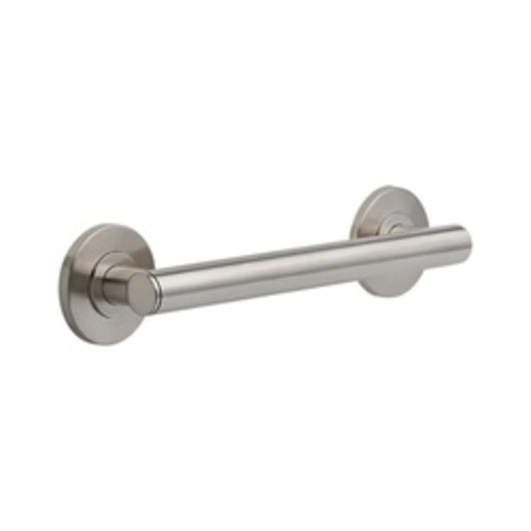 DELTA® 41812-SS Contemporary Decorative Grab Bar, 12 in L x 2-3/4 in W x 3-1/2 in H, Stainless Steel, Stainless Steel, Import