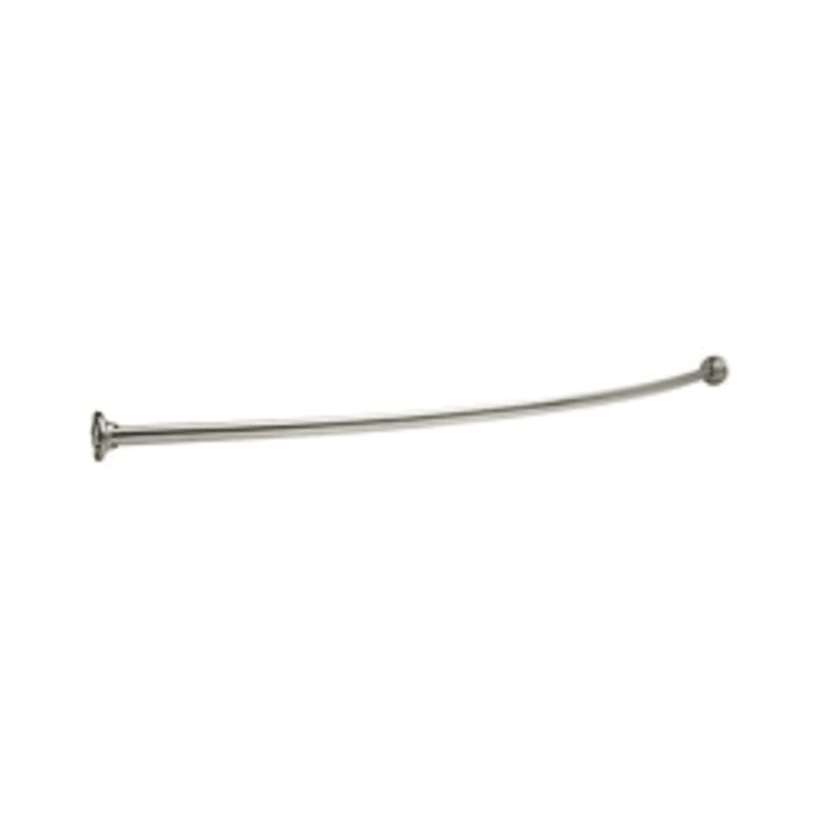 DELTA® 42205-SS Adjustable Shower Rod With Bracket, Stainless Steel, Domestic