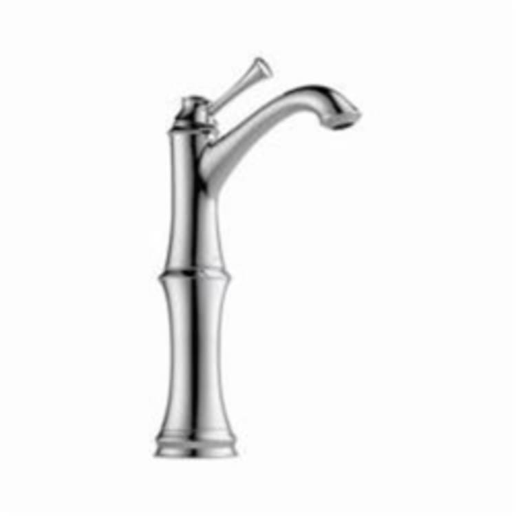 Brizo® 65105LF-PC Baliza® Vessel Lavatory Faucet, 1.5 gpm, 9-45/64 in H Spout, 1 Handle, Grid Strainer Drain, Chrome Plated, Import, Commercial