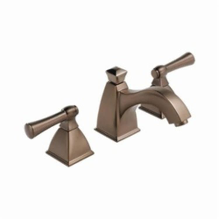 Brizo® 65340LF-BZ Vesi® Widespread Lavatory Faucet, Commercial, 1.5 gpm Flow Rate, 2-1/8 in H Spout, 6 to 16 in Center, Brilliance® Brushed Bronze, 2 Handles, Pop-Up Drain, Domestic