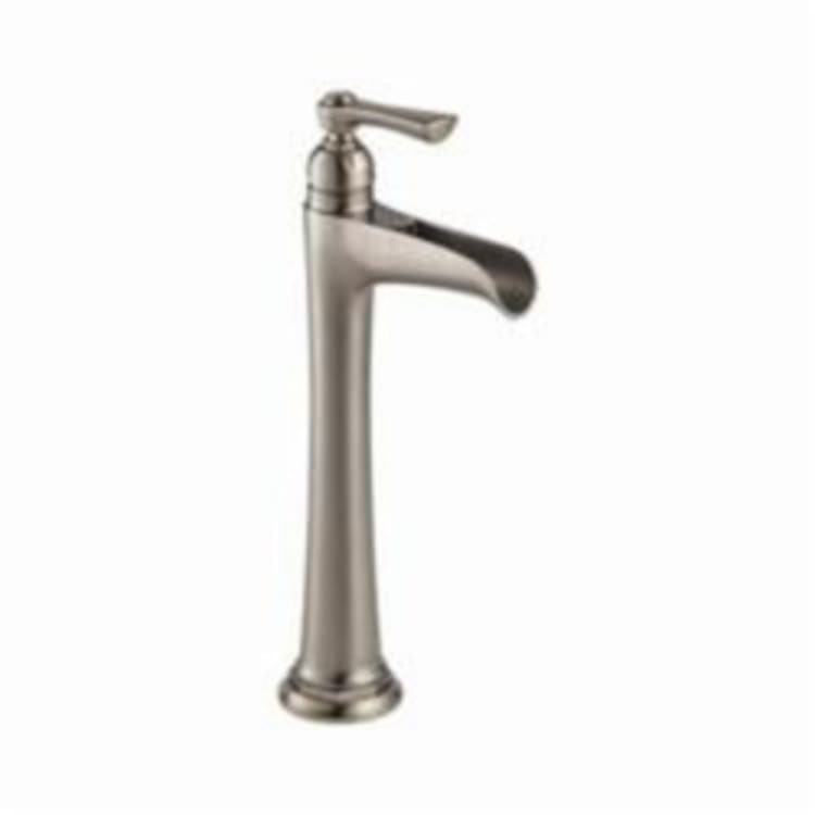 Brizo® 65461LF-NK Rook™ Vessel Lavatory Faucet Without Drain, 1.5 gpm, 10-1/4 in H Spout, 1 Handle, Luxe Nickel, Import, Commercial