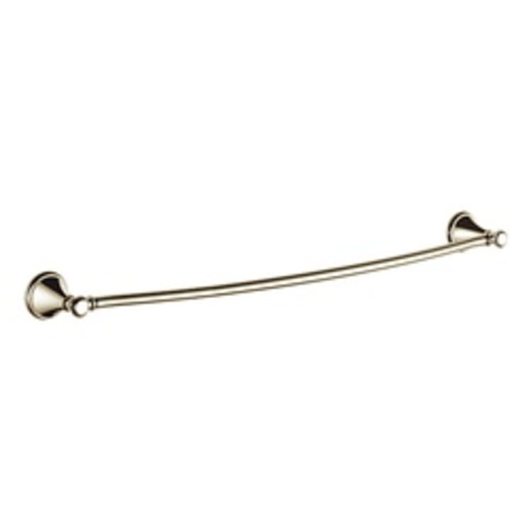 DELTA® 79730-PN Cassidy™ Towel Bar, 30 in L Bar, 3-3/8 in OAD x 2-1/4 in OAH, Brass, Import