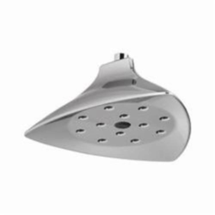 Brizo® 81350-PC Raincan Shower Head, Sotria™, 2.5 gpm, 1 Sprays, Ceiling Mount, 4-3/8 x 10-3/8 in Head, Import