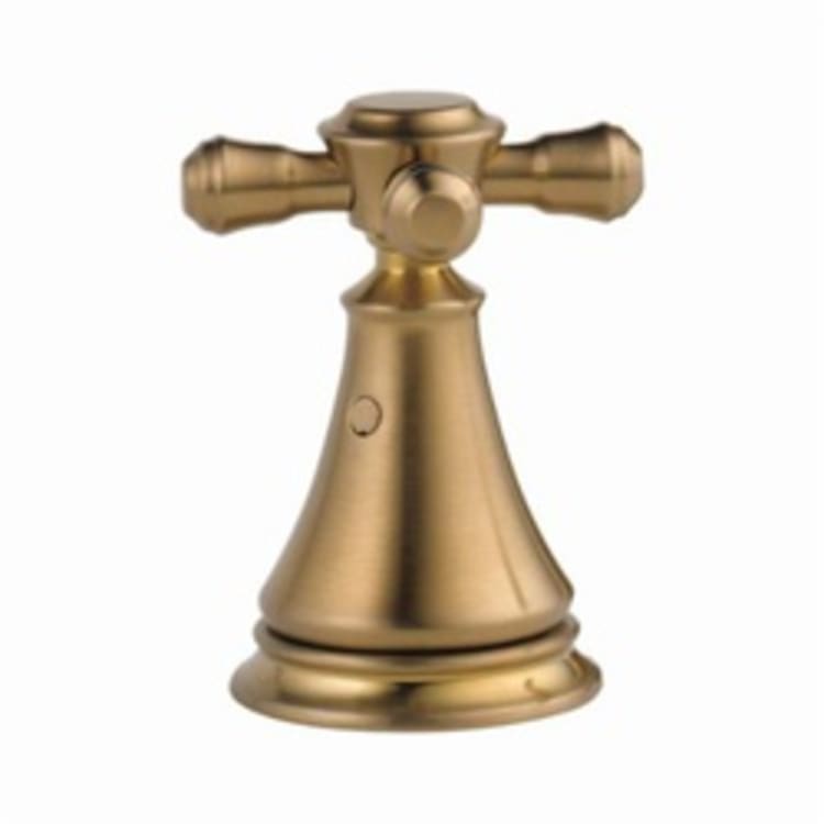 DELTA® H295CZ Cassidy™ Cross Handle, For Use With Model 3597LF-MPU-LHP Widespread Lavatory Faucet, Brass, Champagne Bronze