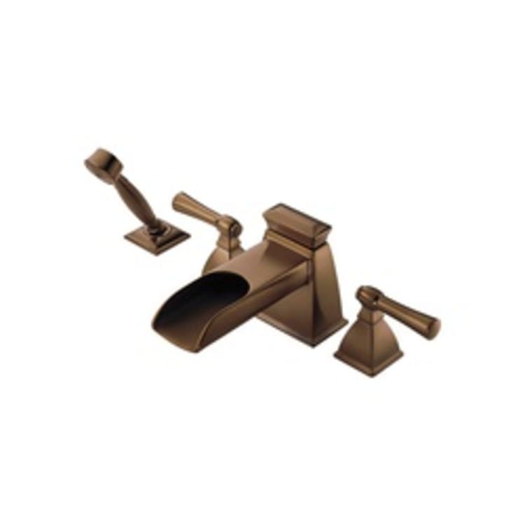 Brizo® T67745-BZ Roman Tub Trim, Vesi®, 13 to 16 in Center, Brushed Bronze, 2 Handles, Function: Traditional, Domestic