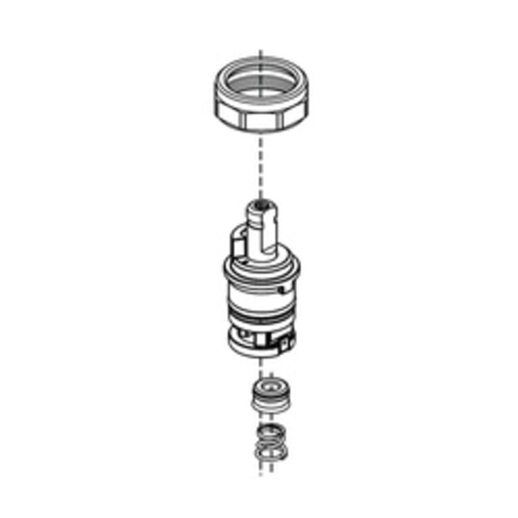 DELTA® RP64761 Talbott™ Stem Unit Assembly, Chrome Plated