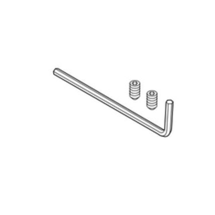 Brizo® RP72970BL Odin Set Screw and Hex Key, For Use With Jason Wu for Brizo® Bath Collection 691060 Series Glass Shelf, Matt Black