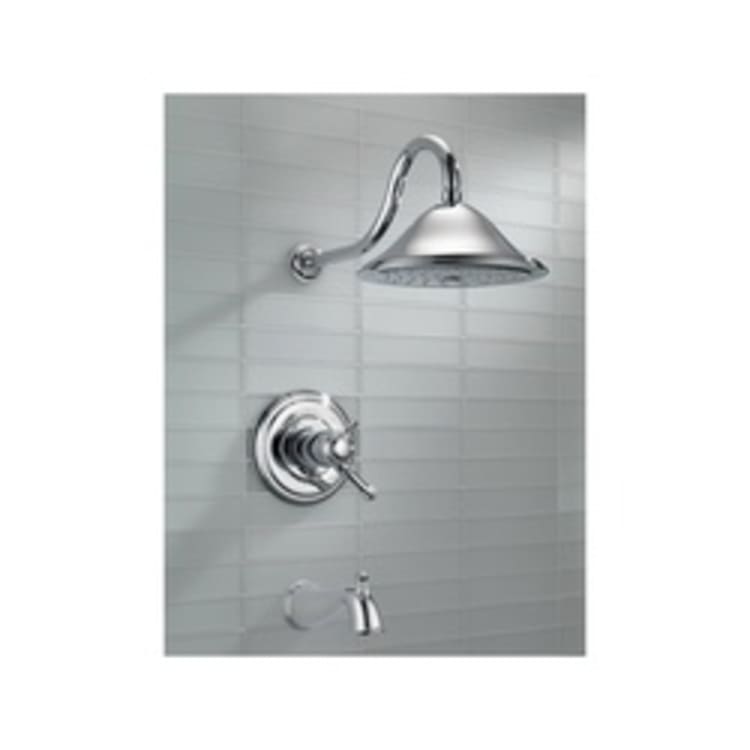 DELTA® T17T497-PN TempAssure® 17T Tub and Shower Trim, 2.5 gpm Shower, Hand Shower Yes/No: No, Brilliance® Polished Nickel