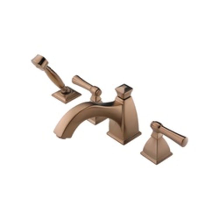 Brizo® T67740-BZ Roman Tub Trim, Vesi®, 18.5 gpm Flow Rate, 11 to 16 in Center, Brilliance® Brushed Bronze, 2 Handles, Function: Traditional, Domestic