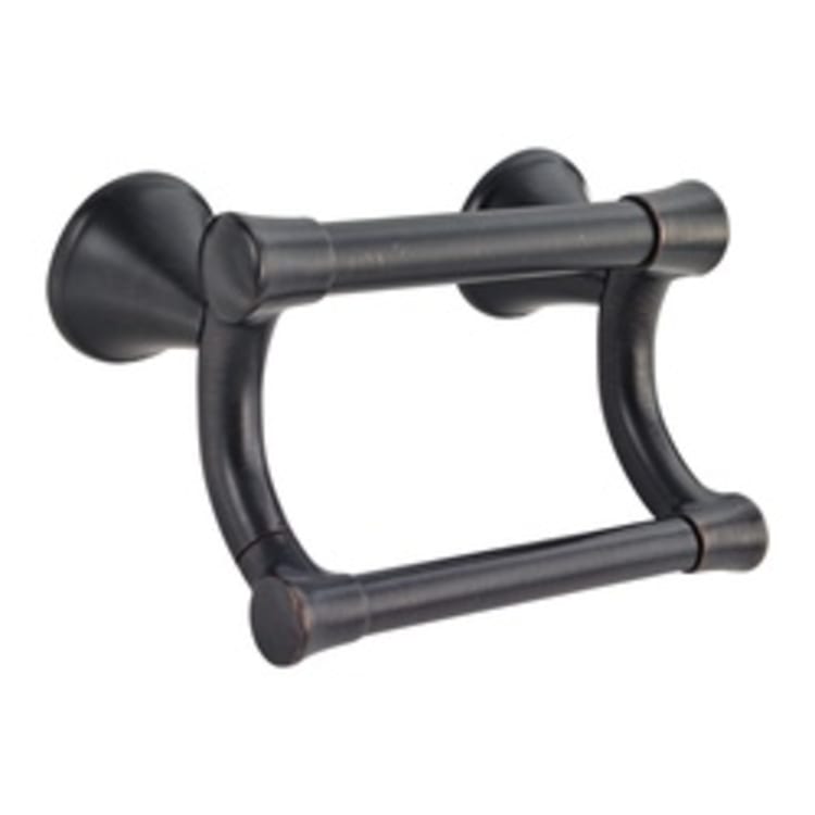 DELTA® 41450-RB Decor Assist™ Transitional Toilet Tissue Holder With Assist Bar, 300 lb Capacity, 4-13/16 in H, Venetian Bronze, Import