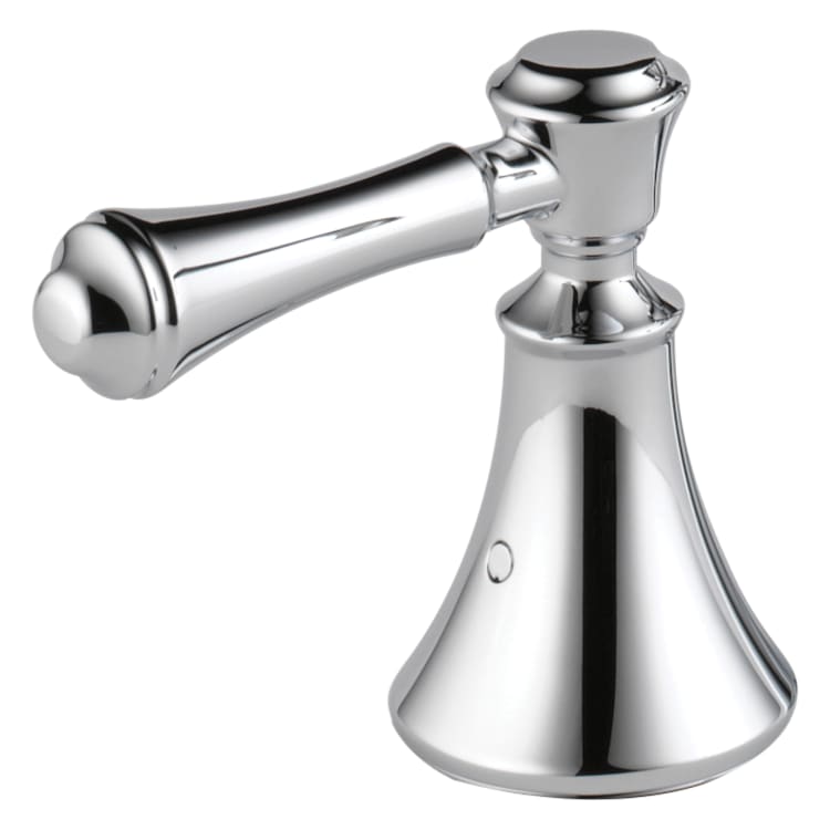 DELTA® H697 Cassidy Lever Handle, For Use With Model T11897-LHP Diverter Trim and Roman Tub Faucet, Brass, Polished Chrome, Import
