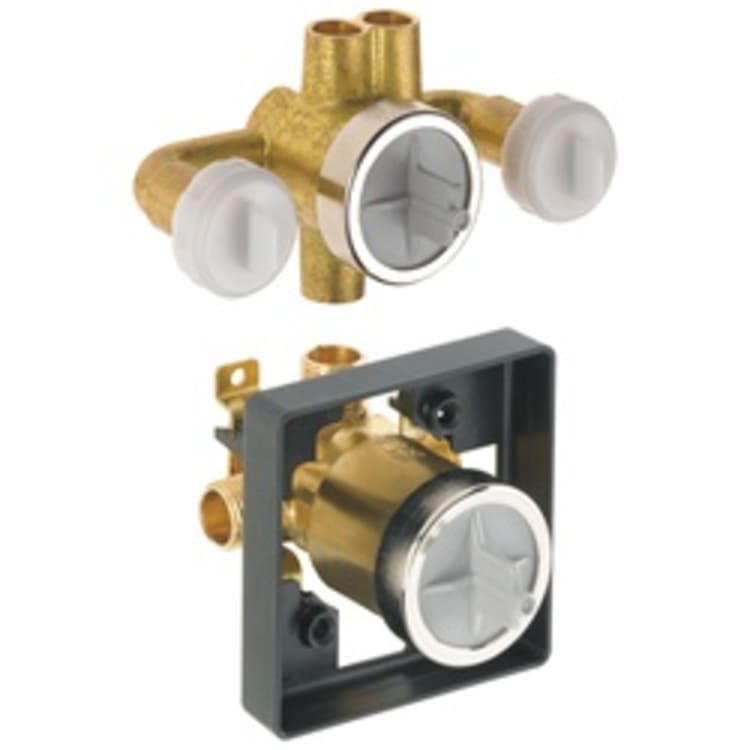 DELTA® R18000-XO Jetted Shower™ Rough-In Valve Body, Brass Body, Domestic