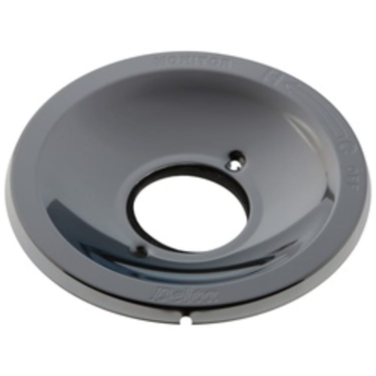 DELTA® RP21633 Deep Escutcheon, For Use With 1300, 1400 and 1700 Series Tub and Showers, 8 in L x 3-1/2 in H x 7-1/2 in W, Polished Chrome, Domestic