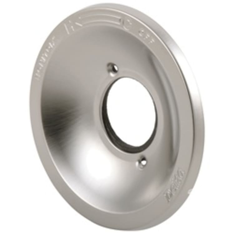 DELTA® RP21633SS Deep Escutcheon, For Use With 1300, 1400 and 1700 Series Tub and Showers, 8 in L x 3-1/2 in H x 7-1/2 in W, Brilliance® Stainless Steel, Domestic