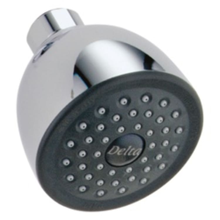 DELTA® RP38357 Fundamentals™ Universal Shower Head, 2 gpm, 1 Spray, Wall Mount, 2-3/4 x 2-5/8 in Head, Domestic