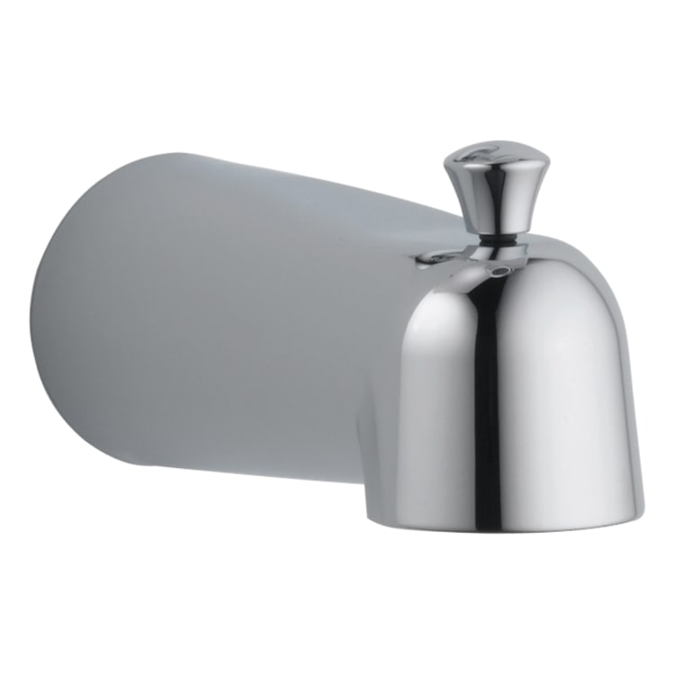 DELTA® RP48718 Tub Spout With Pull-Up Diverter, 1/2 in, For Use With Rizu® T14082 Monitor® 14 Series Valve Trim, 6 in Spout Reach, Metal, Polished Chrome, Import