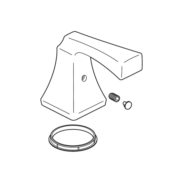 DELTA® RP53409SS Dryden Two Handle Assembly, Stainless Steel, Import