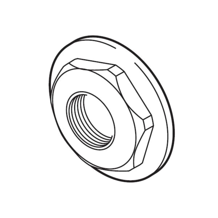 DELTA® RP61827 Addison Spout Flange Nut, For Use With 3592LF-WL Series 2-Handle Lavatory Faucet, Import