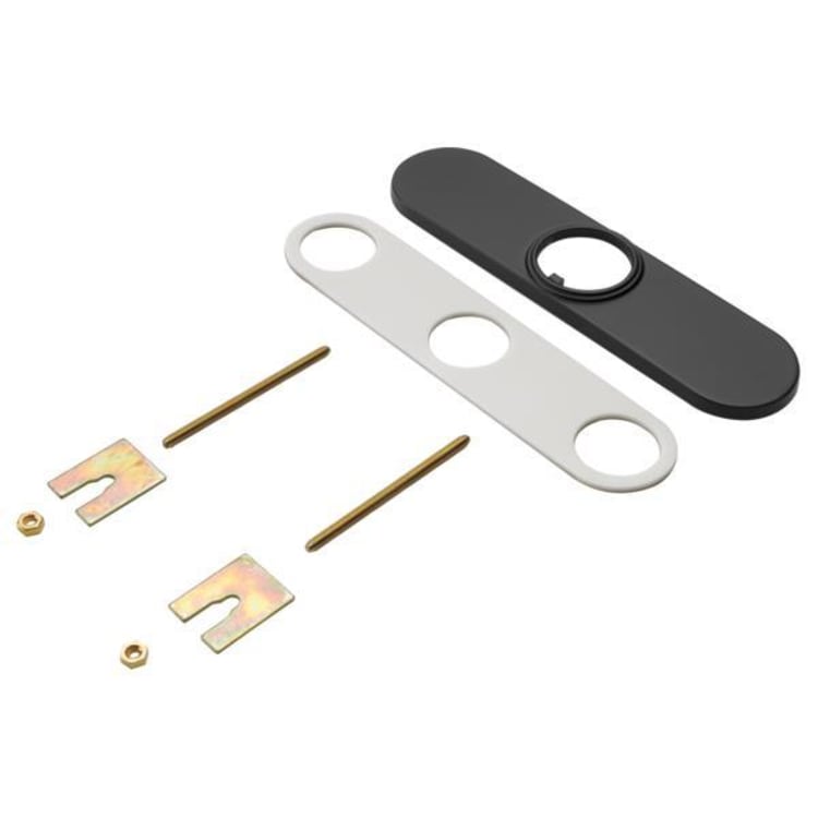 DELTA® RP64070BL Trinsic® Escutcheon, 8 in, Matte Black, Import