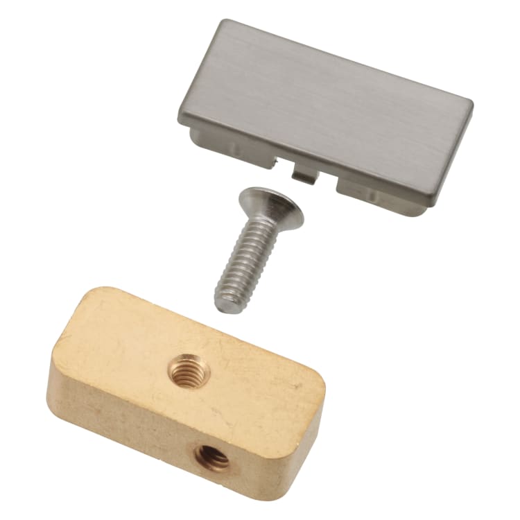 DELTA® RP72432SS End Cap/Screw and Top Elbow, Brilliance® Stainless Steel, Import