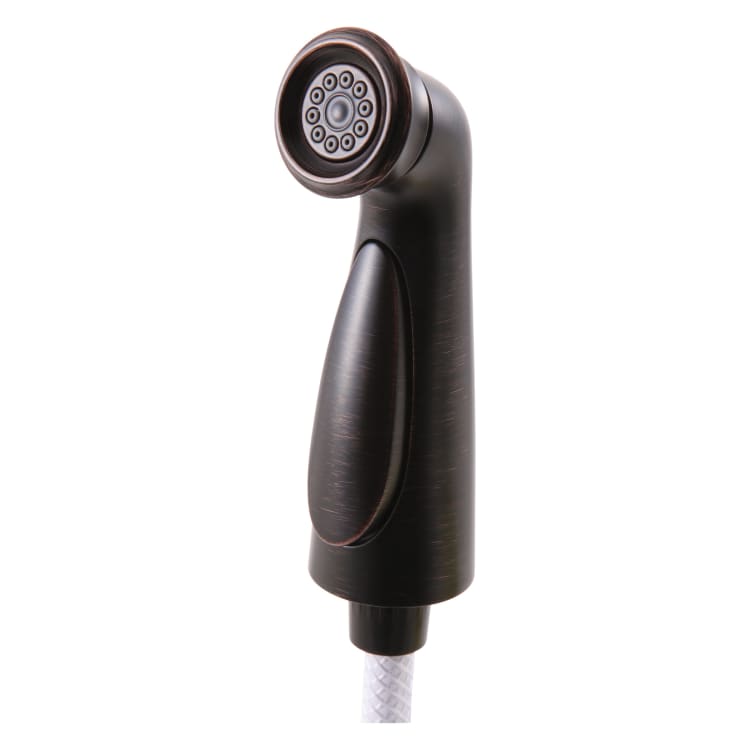 DELTA® RP72751RB Cassidy™ Spray and Hose Assembly, For Use With 2497LF 2-Handle Kitchen Faucet, Venetian Bronze Spray Head, Import