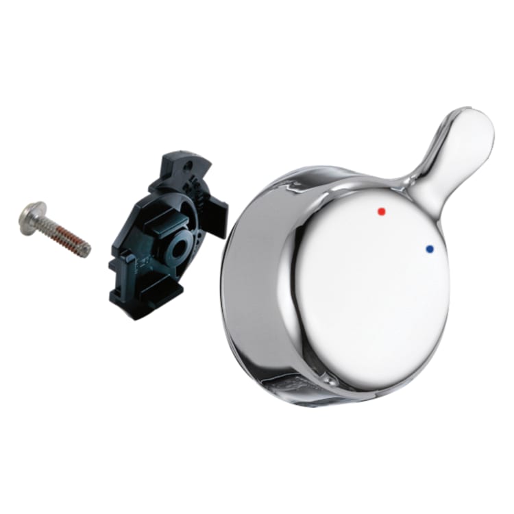 DELTA® RP73642 Classic Temperature Dial, For Use With Monitor® T17030 17 Series Valve Trim, Polished Chrome, Domestic