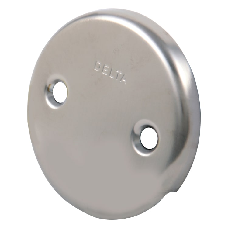 DELTA® RP7424SS Overflow Plate, For Use With Toe-Operated Drain Assemblies, Lift and Turn Drain Assemblies and Model RP293SS/RP393SS and RP693SS Delta® Drain Assemblies, Import