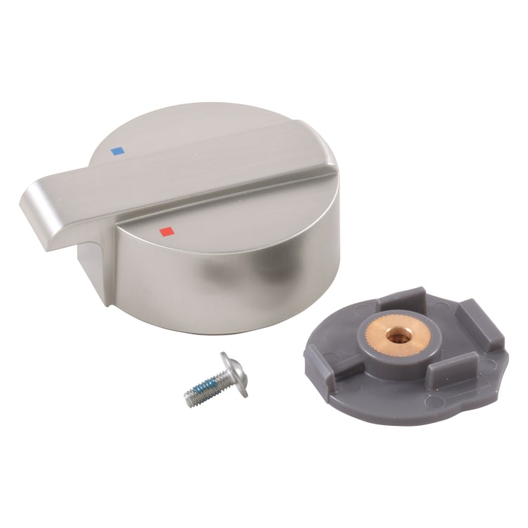 DELTA® RP75441SS 17T Ara® Temperature Cap/Knob and Screw, For Use With T17T067, T17T267 and T17T467 Shower Trim, Brilliance® Stainless Steel, Import