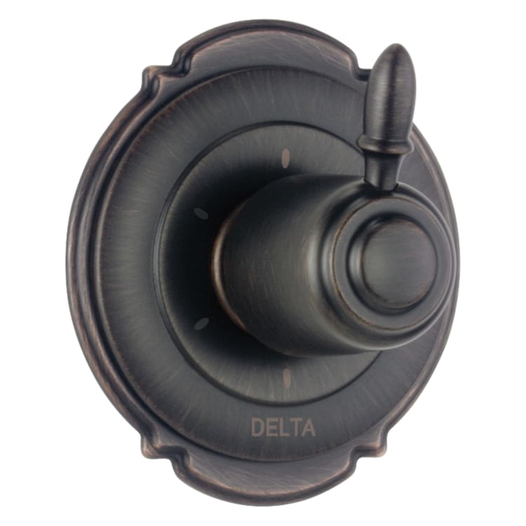 DELTA® T11955-RB 3-Port 6-Setting Diverter Trim, Venetian Bronze