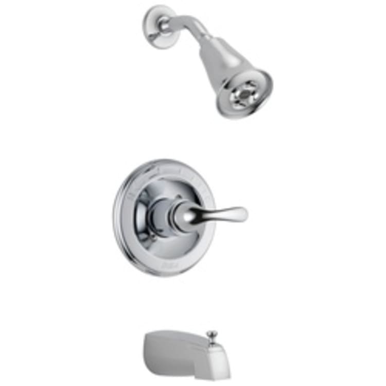 DELTA® T13420-H2O Monitor® 13 Tub and Shower Trim, 1.5 gpm Shower, Hand Shower Yes/No: No, Chrome Plated