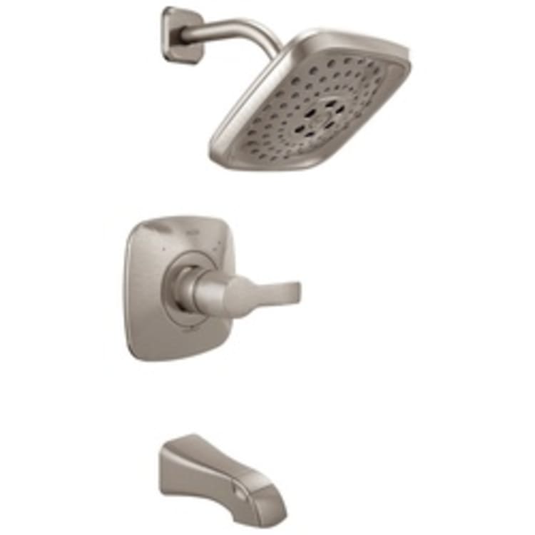 DELTA® T14452-SS Monitor® 14 Tub and Shower Faucet Trim, 1.75 gpm Shower, Hand Shower Yes/No: No, Stainless Steel