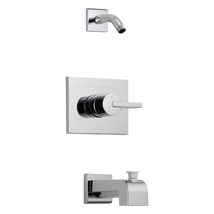 DELTA® T14453-LHD Monitor® 14 Tub and Shower Trim, Polished Chrome