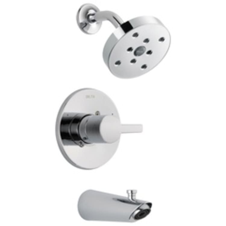 DELTA® T14461 Monitor® 14 Tub and Shower Faucet Trim, 1.75 gpm Shower, Hand Shower Yes/No: No, Chrome Plated