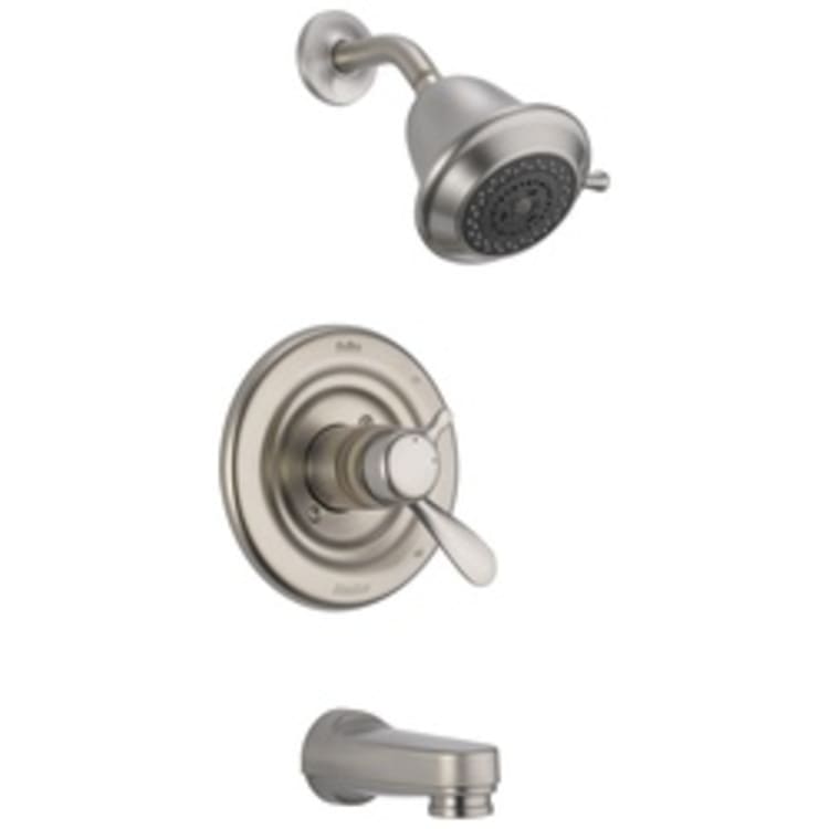 DELTA® T17430-SSSOS Monitor® 17 Tub and Shower Trim, 1.75 gpm Shower, Hand Shower Yes/No: No, Brilliance® Stainless Steel