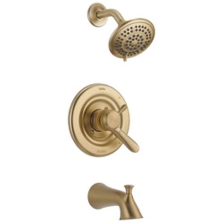 DELTA® T17438-CZ Monitor® 17 Tub and Shower Trim, 1.75 gpm Shower, Hand Shower Yes/No: No, Brilliance® Champagne Bronze