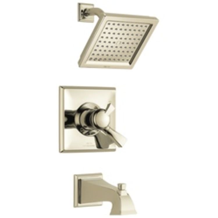 DELTA® T17451-PN Monitor® 17 Tub and Shower Trim, 2.5 gpm Shower, Hand Shower Yes/No: No, Brilliance® Polished Nickel