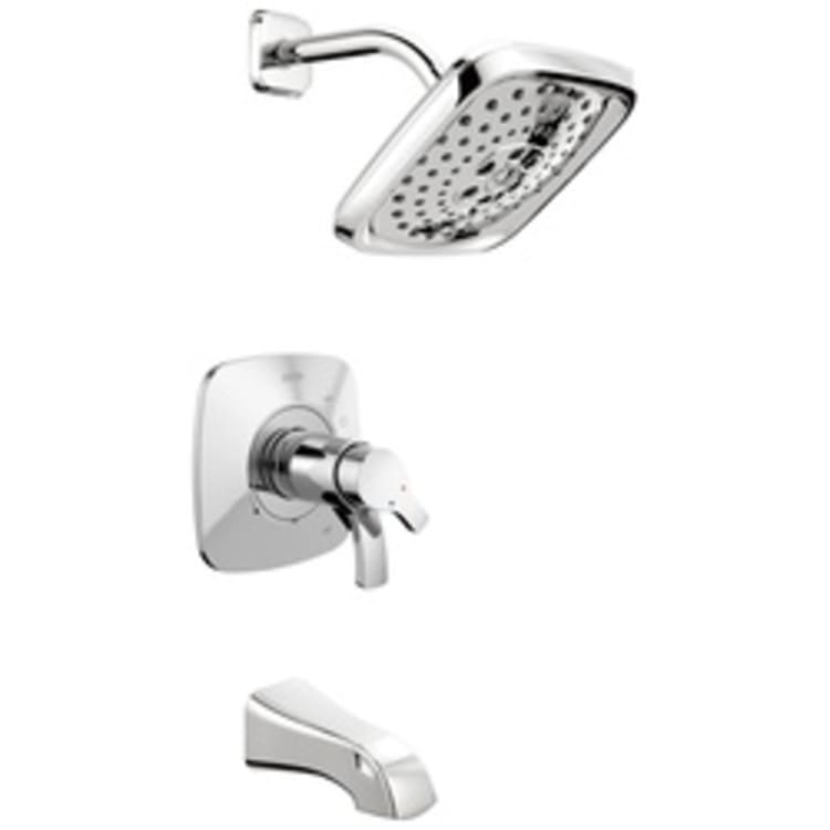 DELTA® T17452 Monitor® 17 Tub and Shower Trim, 1.75 gpm Shower, Hand Shower Yes/No: No, Chrome Plated