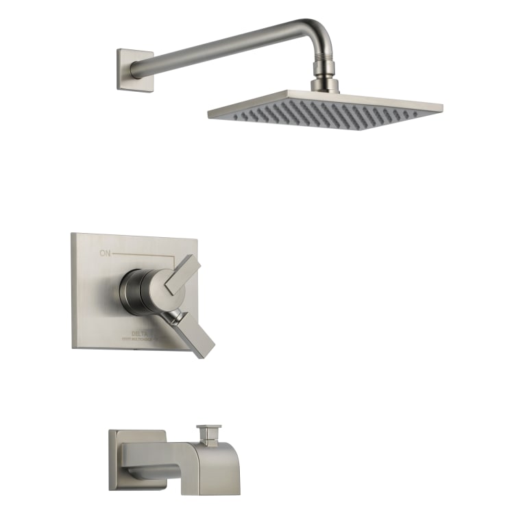 DELTA® T17453-SS Monitor® 17 Tub and Shower Trim, 2.5 gpm Shower, Brilliance® Stainless Steel