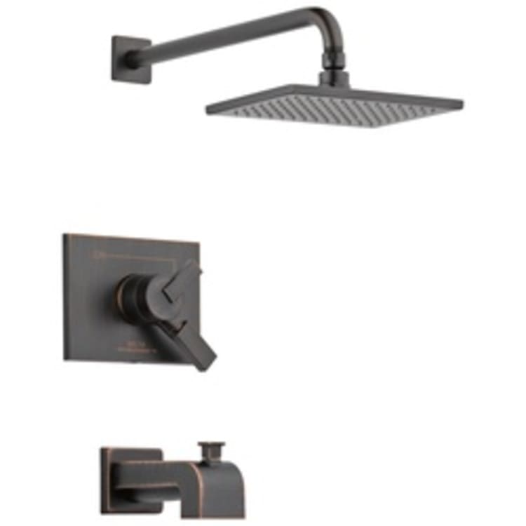 DELTA® T17453-RB Monitor® 17 Tub and Shower Trim, 2.5 gpm Shower, Hand Shower Yes/No: No, Venetian Bronze